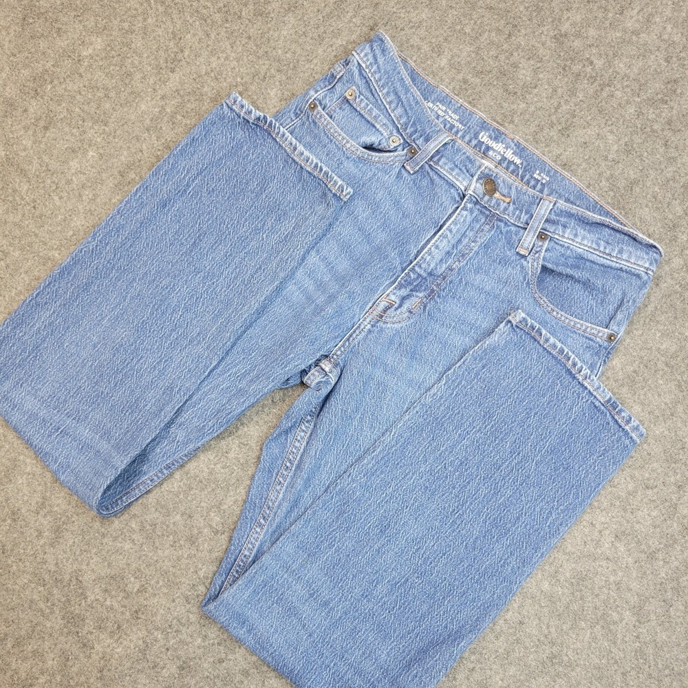 Goodfellow Jeans Mens 32x30 Blue Denim Boho‎ Streetwear Fair Ready Straight Leg